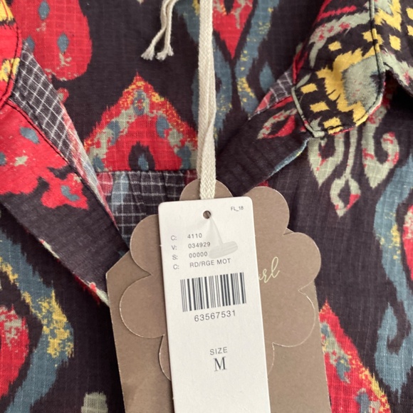 Forever that Girl multi print blouse from Anthropologie - Picture 2 of 2